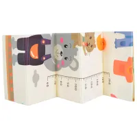 Covoraş pentru joc Moni Bear (3800146224622) 0+/ Dreptunghiular/ Gray photo 2