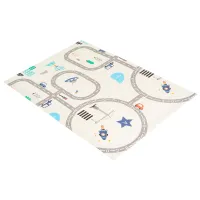 Covoraş pentru joc Moni Roads (3800146223489) 0+/ Dreptunghiular/ Beige