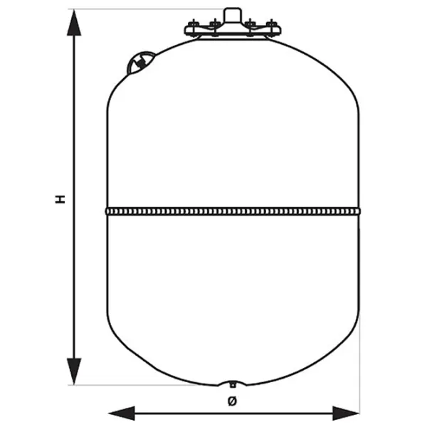 Vas de expansiune Ferro CWU18W 18 l photo 2 Vas de expansiune Ferro CWU18W 18 l photo 2