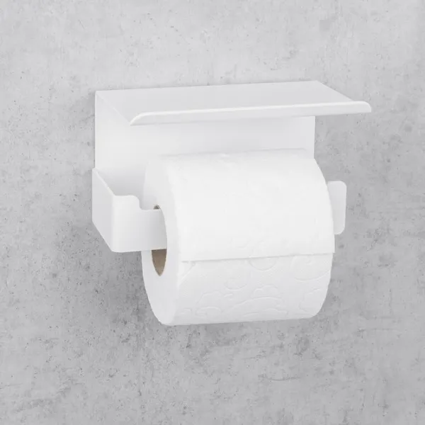 Suport hârtie igienică Daske Shelf Bliss 2 Adhesive Oțel inoxidabil photo 2