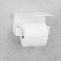 Suport hârtie igienică Daske Shelf Bliss 2 Adhesive Oțel inoxidabil photo 2
