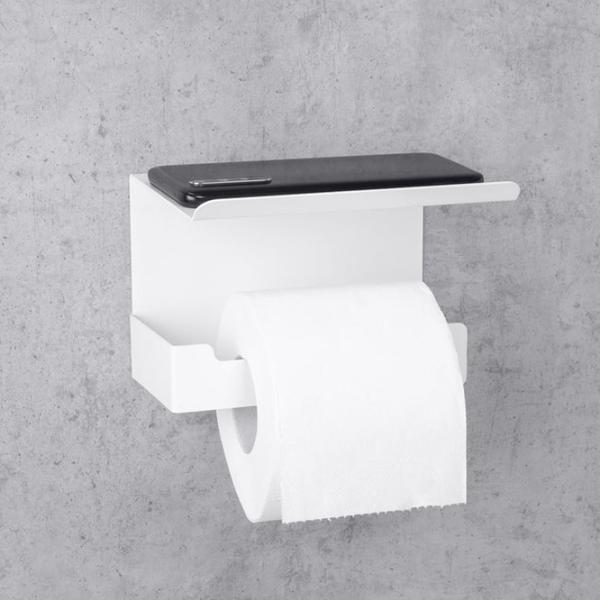 Suport hârtie igienică Daske Shelf Bliss 2 Adhesive Oțel inoxidabil photo 3