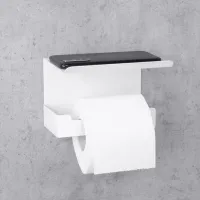 Suport hârtie igienică Daske Shelf Bliss 2 Adhesive Oțel inoxidabil photo 3