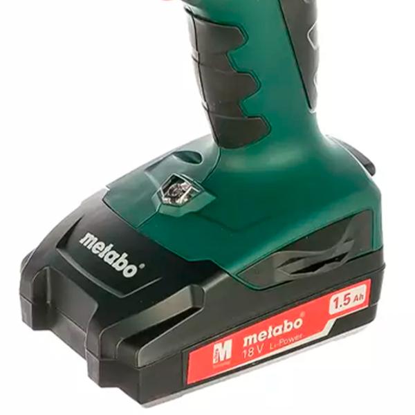 Дрель-шуруповерт Metabo BS 18 2x1.5 Ah 1600 об/мин photo 4