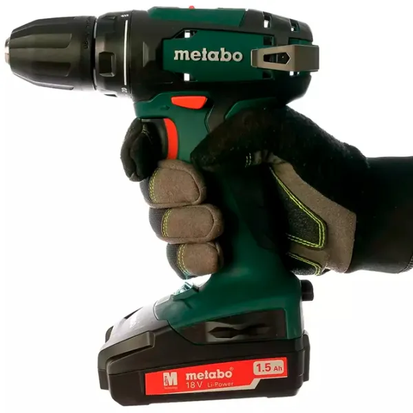 Дрель-шуруповерт Metabo BS 18 2x1.5 Ah 1600 об/мин photo 6