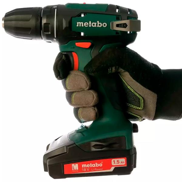 Дрель-шуруповерт Metabo BS 18 2x1.5 Ah 1600 об/мин photo 6