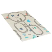 Covoraş pentru joc Moni Fun time (3800146224646) 0+/ Dreptunghiular/ Gray