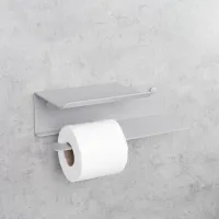 Suport hârtie igienică Daske Shelf Line Flex Adhesive Oțel inoxidabil photo 4