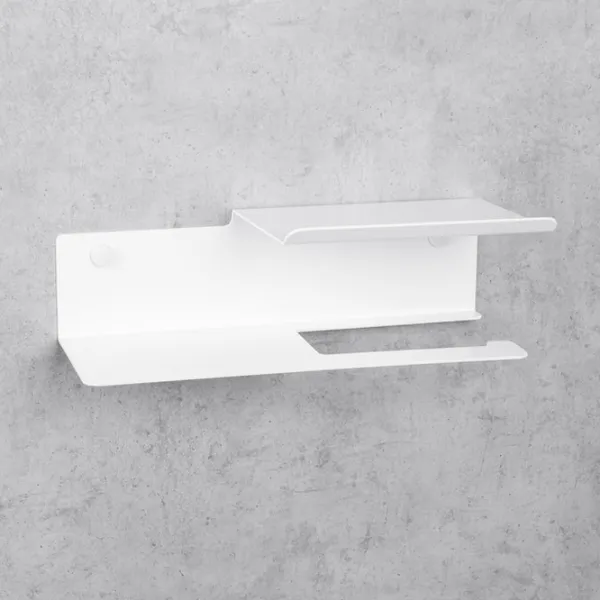 Suport hârtie igienică Daske Shelf Line Flex Right Oțel inoxidabil photo 2