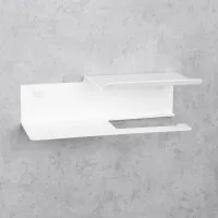 Suport hârtie igienică Daske Shelf Line Flex Right Oțel inoxidabil photo 2