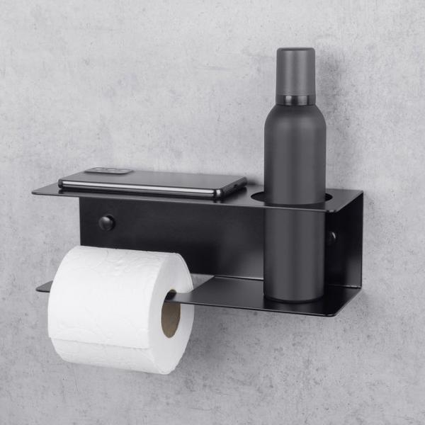 Suport hârtie igienică Daske Shelf Line Left Oțel inoxidabil photo 2