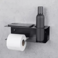 Suport hârtie igienică Daske Shelf Line Left Oțel inoxidabil photo 2