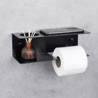 Suport hârtie igienică Daske Shelf Line Right Oțel inoxidabil photo 2