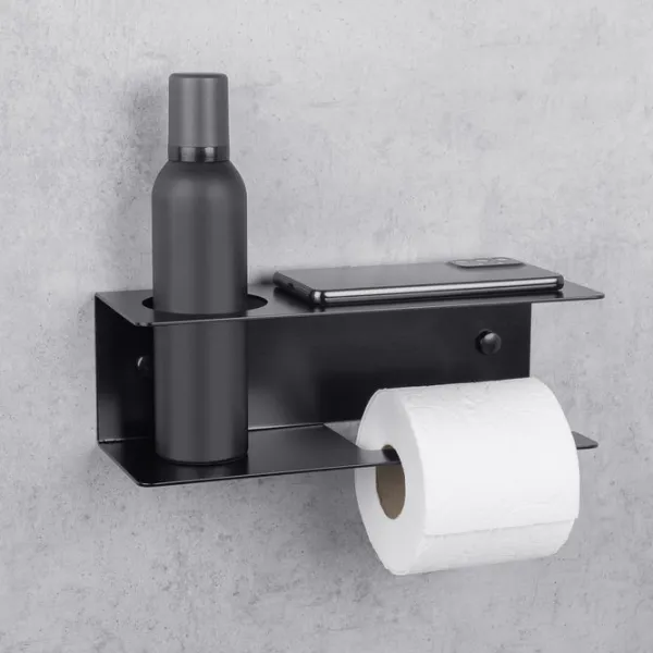 Suport hârtie igienică Daske Shelf Line Right Oțel inoxidabil photo 3