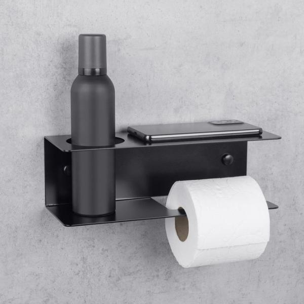 Suport hârtie igienică Daske Shelf Line Right Oțel inoxidabil photo 3
