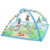 Covoraş pentru joc Chipolino Forest (3800931056131) 0+/ Transformer/ Blue