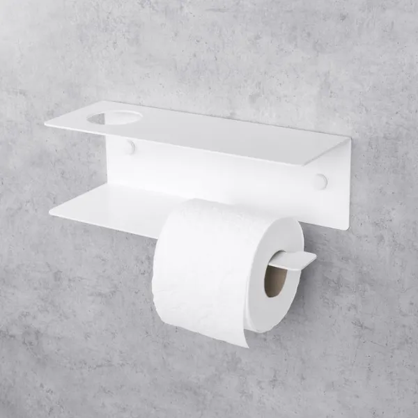 Suport hârtie igienică Daske Shelf Line Right Oțel inoxidabil photo 2