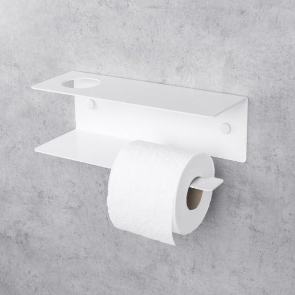 Suport hârtie igienică Daske Shelf Line Right Oțel inoxidabil photo 2