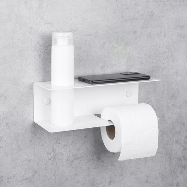 Suport hârtie igienică Daske Shelf Line Right Oțel inoxidabil photo 3
