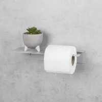Suport hârtie igienică Daske Shelf Line Base Right Oțel inoxidabil photo 4