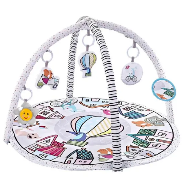 Covoraş pentru joc Chipolino Balloon journe (3800931056148) 0+/ Rotund/ White photo 1 Covoraş pentru joc Chipolino Balloon journe (3800931056148) 0+/ Rotund/ White photo 1