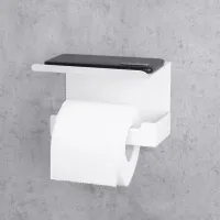 Suport hârtie igienică Daske Shelf Bliss 2 Left Oțel inoxidabil photo 2