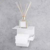 Suport hârtie igienică Daske Shelf Bliss 2 Left Oțel inoxidabil photo 3