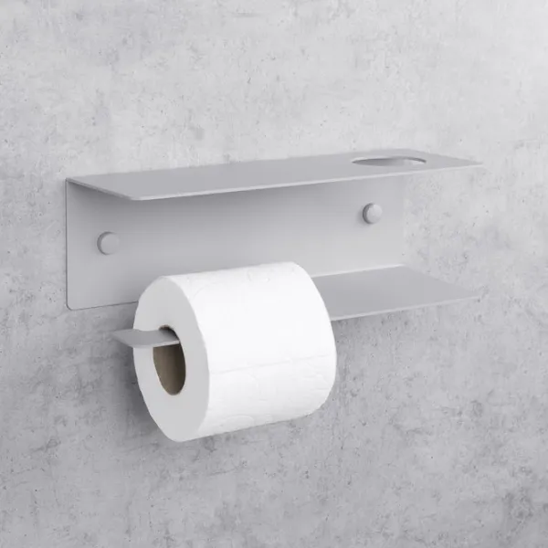 Держатель для туалетной бумаги Daske Shelf Line Left Нержавеющая сталь photo 3