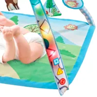 Covoraş pentru joc Chipolino Forest (3800931056117) 0+/ Pătrat/ Blue photo 3