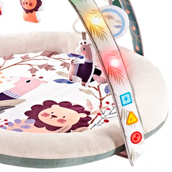 Covoraş pentru joc Chipolino Lion King (3800931044923) 0+/ Rotund/ Beige photo 4