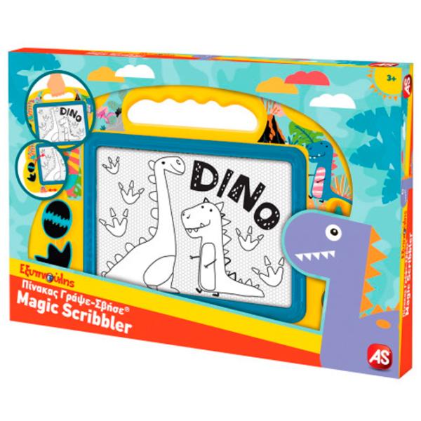 Tablă de desen As Kids Magic Scribbler Baby Dinosaur 3+ photo 3