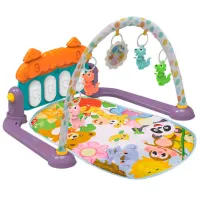 Covoraş pentru joc Chipolino Zoo Party (3800931056209) 0+/ Transformer/ Purple