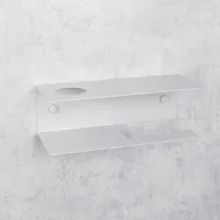 Suport hârtie igienică Daske Shelf Line Right Oțel inoxidabil photo 3