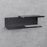 Suport hârtie igienică Daske Shelf Line Flex Right Oțel inoxidabil photo 2