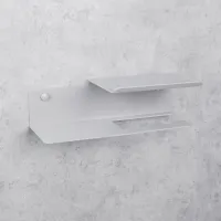 Suport hârtie igienică Daske Shelf Line Flex Right Oțel inoxidabil photo 2