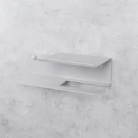 Suport hârtie igienică Daske Shelf Line Flex Right Oțel inoxidabil photo 3