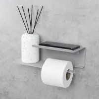 Suport hârtie igienică Daske Shelf Line Flex Right Oțel inoxidabil photo 4