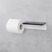 Suport hârtie igienică Daske Shelf Line Base Left Oțel inoxidabil photo 3