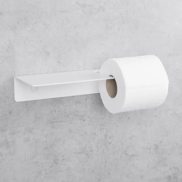 Suport hârtie igienică Daske Shelf Line Base Right Oțel inoxidabil photo 2