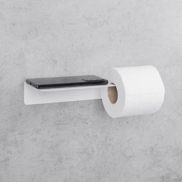 Suport hârtie igienică Daske Shelf Line Base Right Oțel inoxidabil photo 3