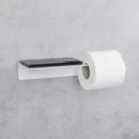Suport hârtie igienică Daske Shelf Line Base Right Oțel inoxidabil photo 3