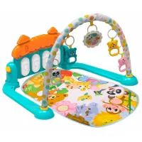 Covoraş pentru joc Chipolino Zoo Party (3800931056193) 0+/ Transformer/ Blue