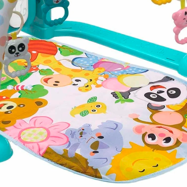 Игровой коврик Chipolino Zoo Party (3800931056193) 0+/ Трансформер/ Синий photo 4