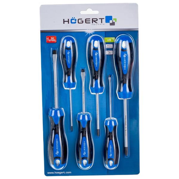 Набор отвёрток Hoegert HT1S095 Количество в наборе: 6 photo 4 Набор отвёрток Hoegert HT1S095 Количество в наборе: 6 photo 4