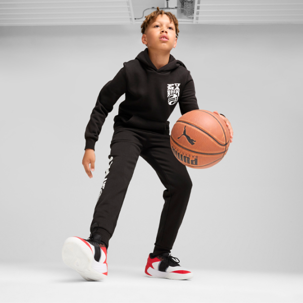 Спортивные брюки для мальчиков Puma Basketball Blueprint Pants Fl B 152 / Черный photo 3 Спортивные брюки для мальчиков Puma Basketball Blueprint Pants Fl B 152 / Черный photo 3