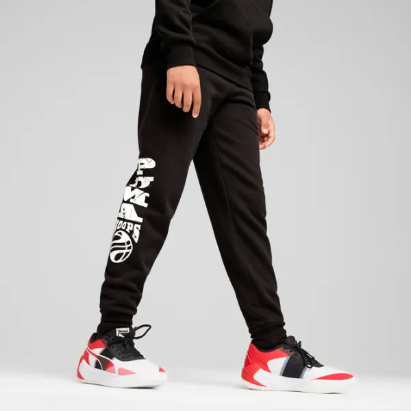 Спортивные брюки для мальчиков Puma Basketball Blueprint Pants Fl B 152 / Черный photo 5 Спортивные брюки для мальчиков Puma Basketball Blueprint Pants Fl B 152 / Черный photo 5