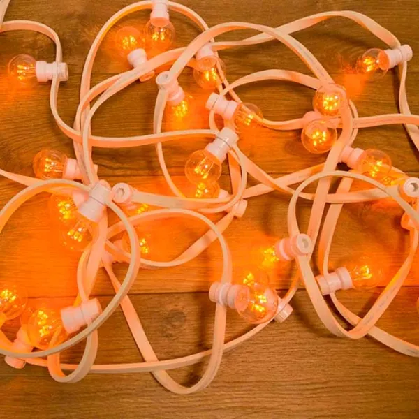 Luminițe decorative Rexant Bulb String  / Alb cald photo 1