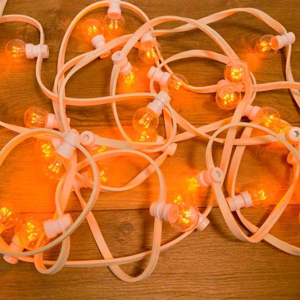 Luminițe decorative Rexant Bulb String  / Alb cald photo 1