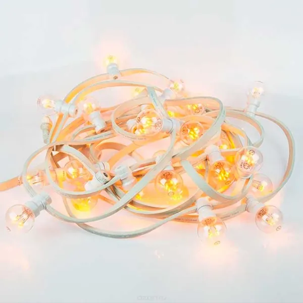 Luminițe decorative Rexant Bulb String  / Alb cald photo 2