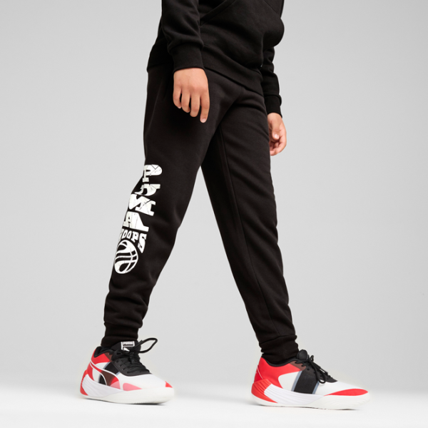 Спортивные брюки для мальчиков Puma Basketball Blueprint Pants Fl B 176 / Черный photo 5 Спортивные брюки для мальчиков Puma Basketball Blueprint Pants Fl B 176 / Черный photo 5